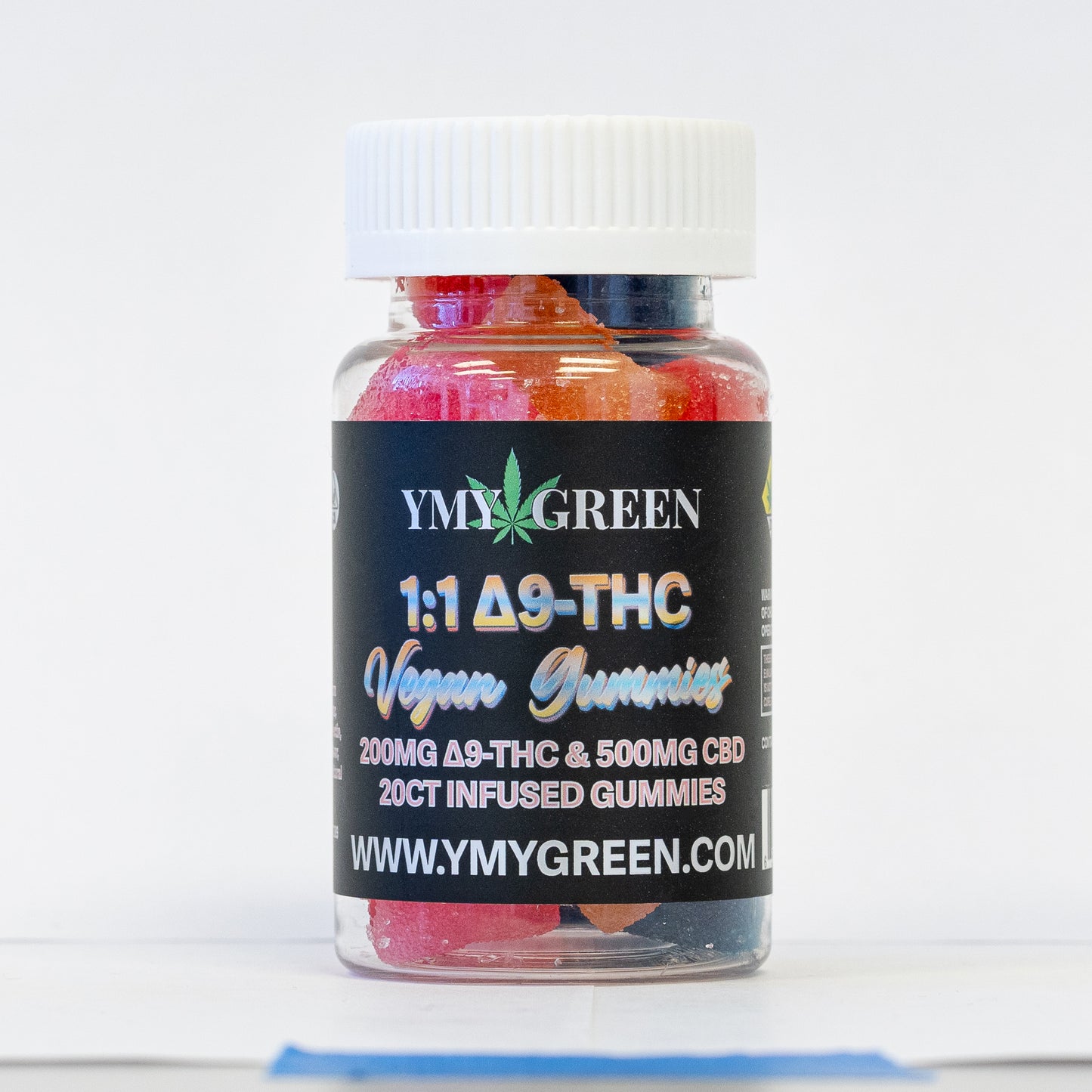 D9-THC & CBD 1:1 Vegan Gummies